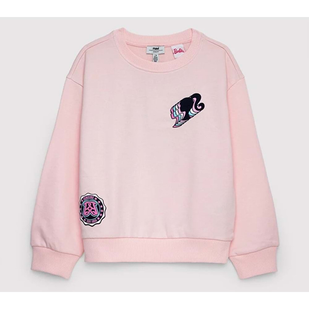 Mavi M7S10209-90773 Mavi Barbie Baskılı Kız Çocuk Sweatshirt
