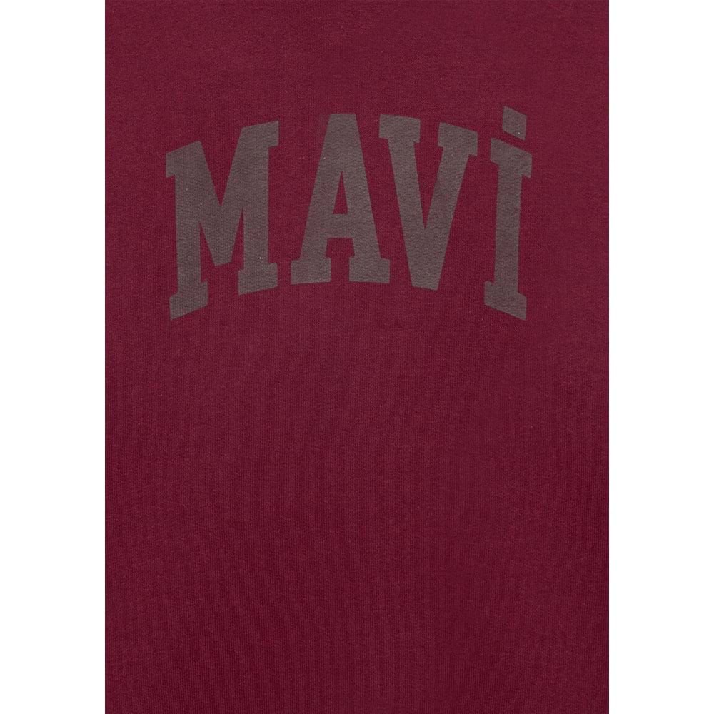 Mavi M6S10143-70394 Mavi Logo Baskılı Kapüşonlu Çocuk Sweatshirt