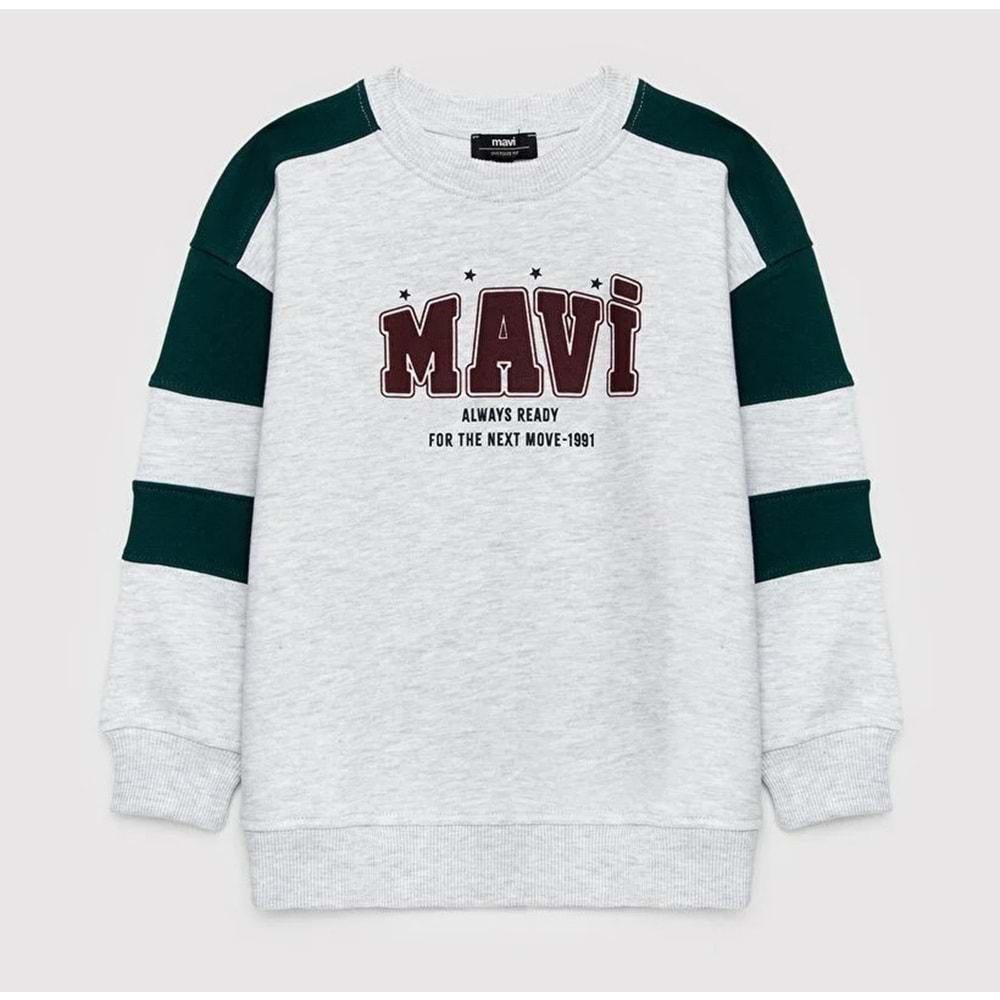 Mavi M6S10186-88467 Mavi Logo Baskılı Çocuk Sweatshirt