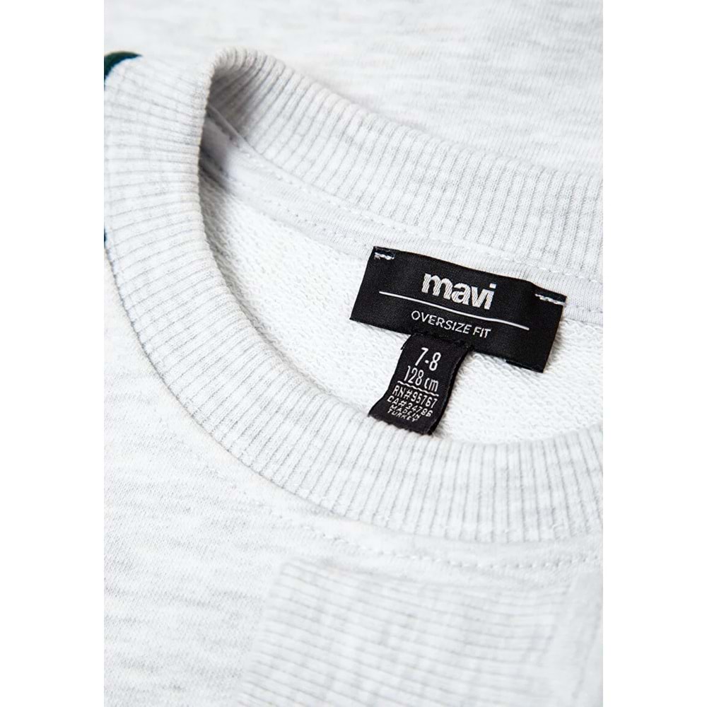 Mavi M6S10186-88467 Mavi Logo Baskılı Çocuk Sweatshirt