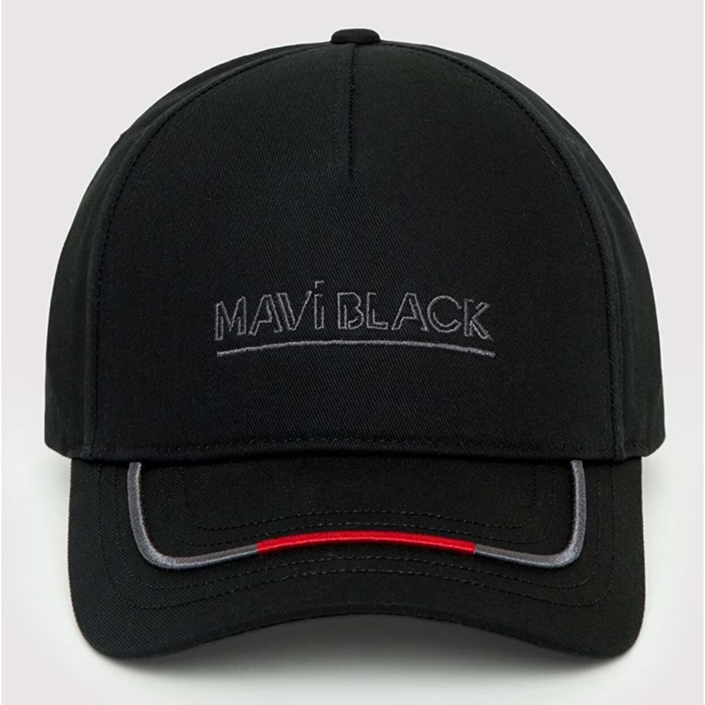 Mavi M0912394-900 Mavi Black İşlemeli Logo Şapka