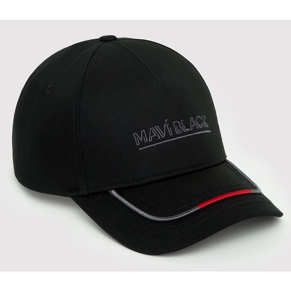 Mavi M0912394-900 Mavi Black İşlemeli Logo Şapka