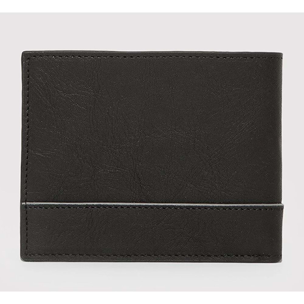 Mavi M0912365-900 Mavi Black Hakiki Deri Cüzdan