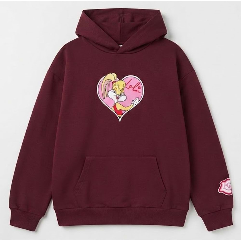 Mavi M7S10214-70393 Mavi Lola Bunny Kapüşonlu Kız Çocuk Sweatshirt