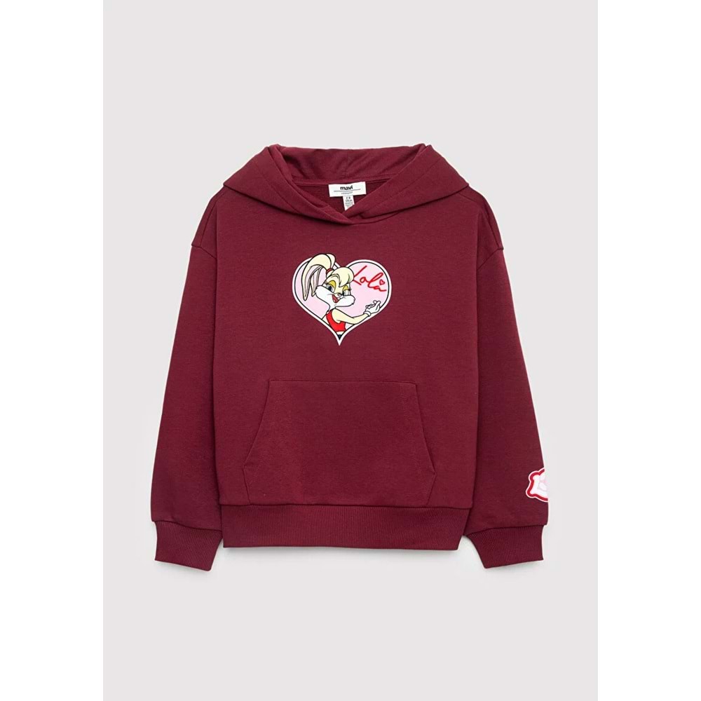 Mavi M7S10214-70393 Mavi Lola Bunny Kapüşonlu Kız Çocuk Sweatshirt