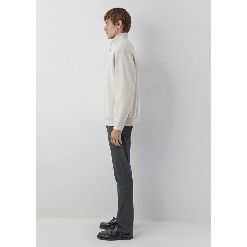 Mavi M0S10278-70144 Mavi Yarı Fermuarlı Erkek Sweatshirt