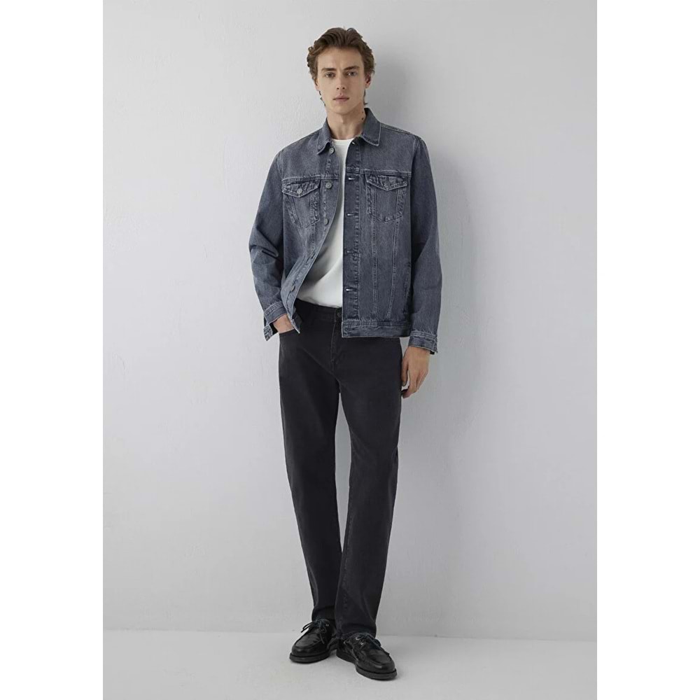 Mavi M010143-A4066 Mavi Dolphin Grey Classic Denim Jean Ceket Erkek Ceket