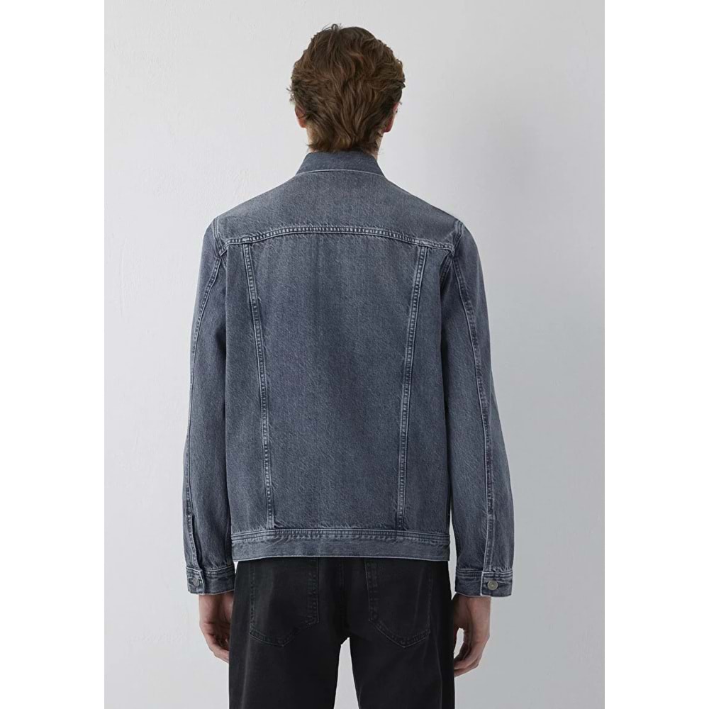 Mavi M010143-A4066 Mavi Dolphin Grey Classic Denim Jean Ceket Erkek Ceket