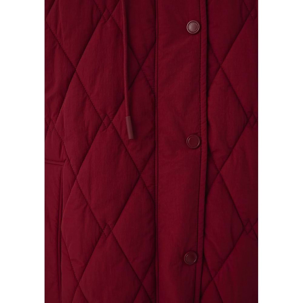 Mavi M1110911-70392 Mavi Kapüşonlu Kapitone Mont Kadın Mont