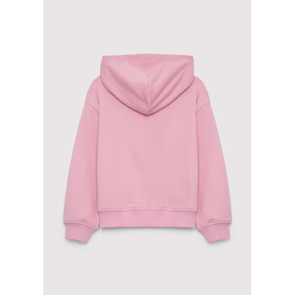 Mavi M7S10147-71015 Mavi Logo Baskılı Kapüşonlu Kız Çocuk Sweatshirt