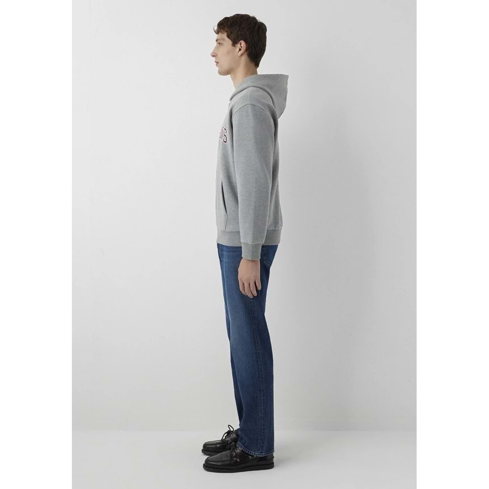 Mavi M0S10642-80018 Mavi Jeans Logo Nakışlı Fermuarlı Sweatshirt