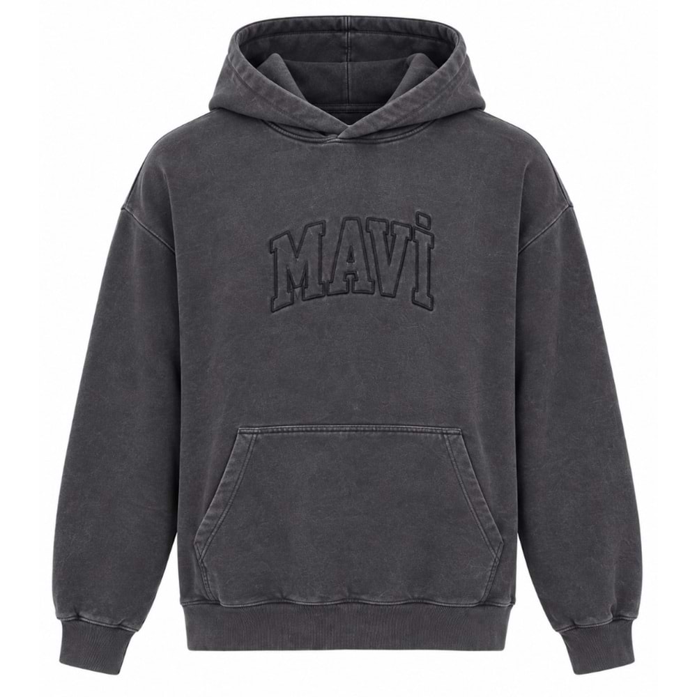 Mavi M0S10648-70087 Mavi Logo Detaylı Kapüşonlu Sweatshirt