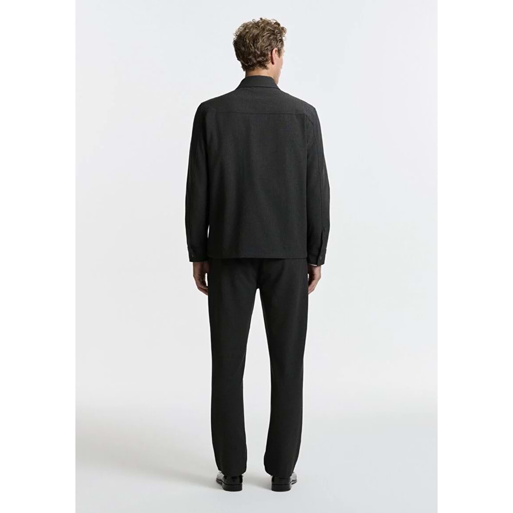 Mavi M0212087-80024 Mavi Black Fermuarlı Ceket Erkek Ceket