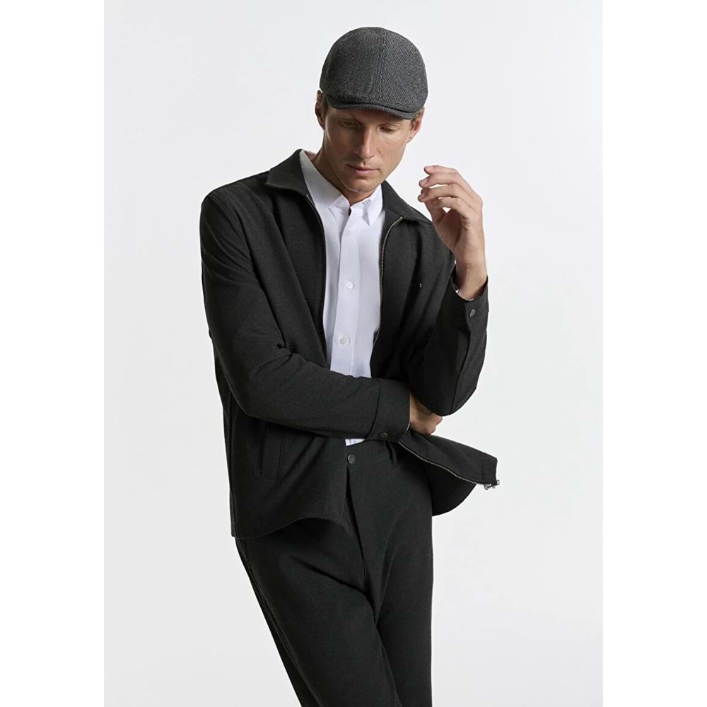 Mavi M0212087-80024 Mavi Black Fermuarlı Ceket Erkek Ceket