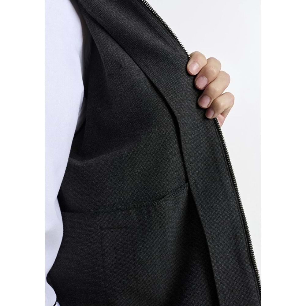 Mavi M0212087-80024 Mavi Black Fermuarlı Ceket Erkek Ceket