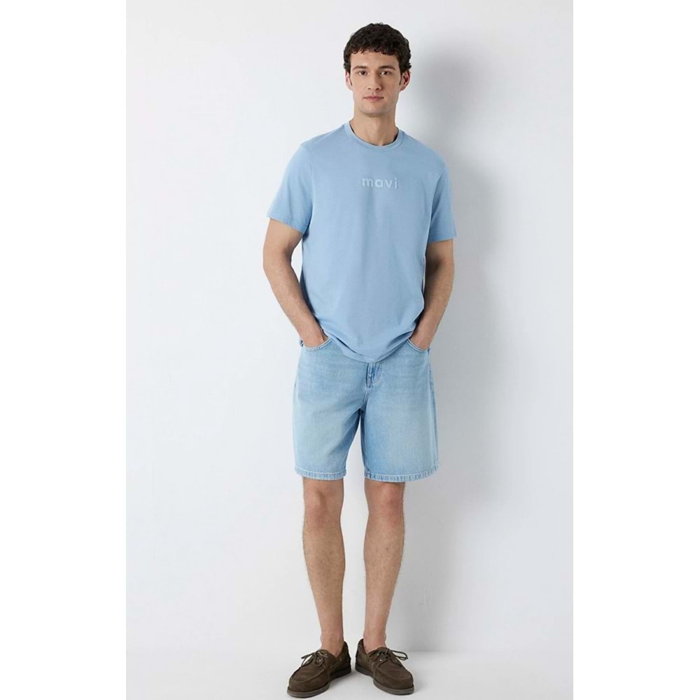 Mavi M0612732-70731 Mavi Logo Baskılı T-Shirt Erkek Tişort