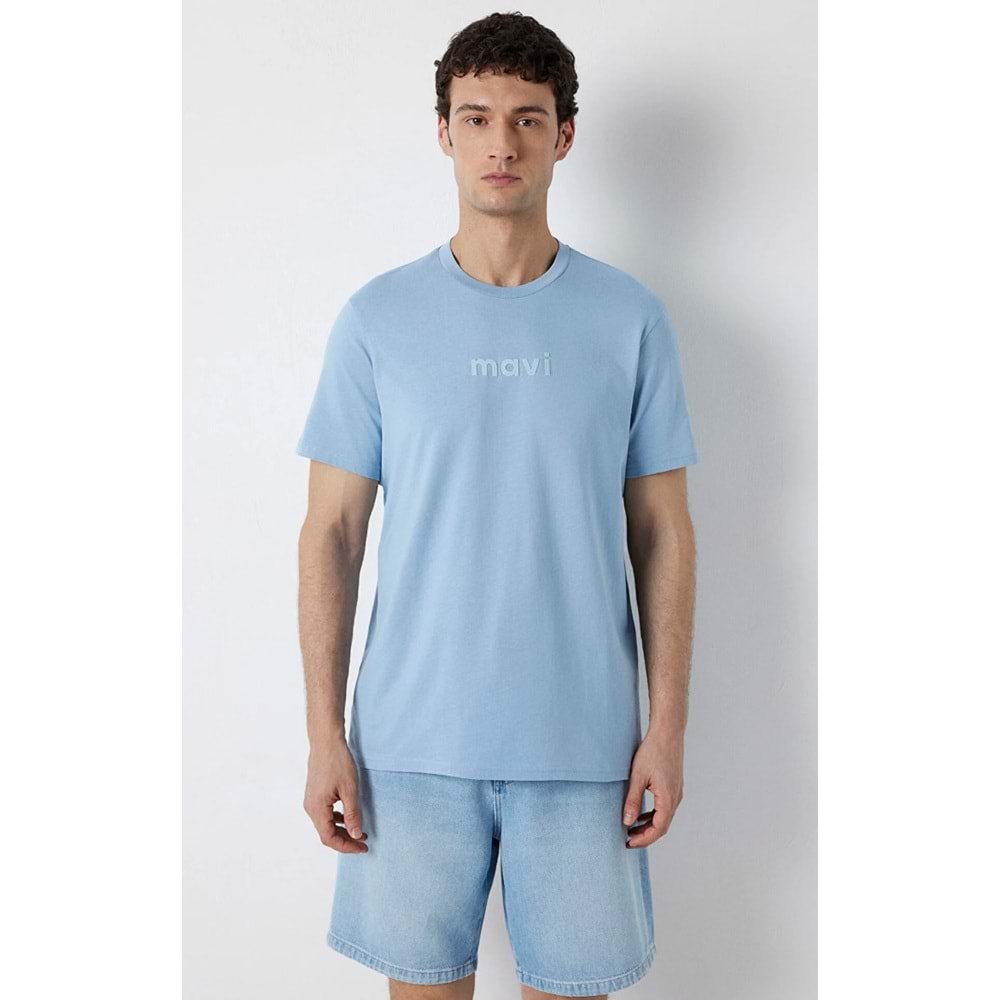 Mavi M0612732-70731 Mavi Logo Baskılı T-Shirt Erkek Tişort
