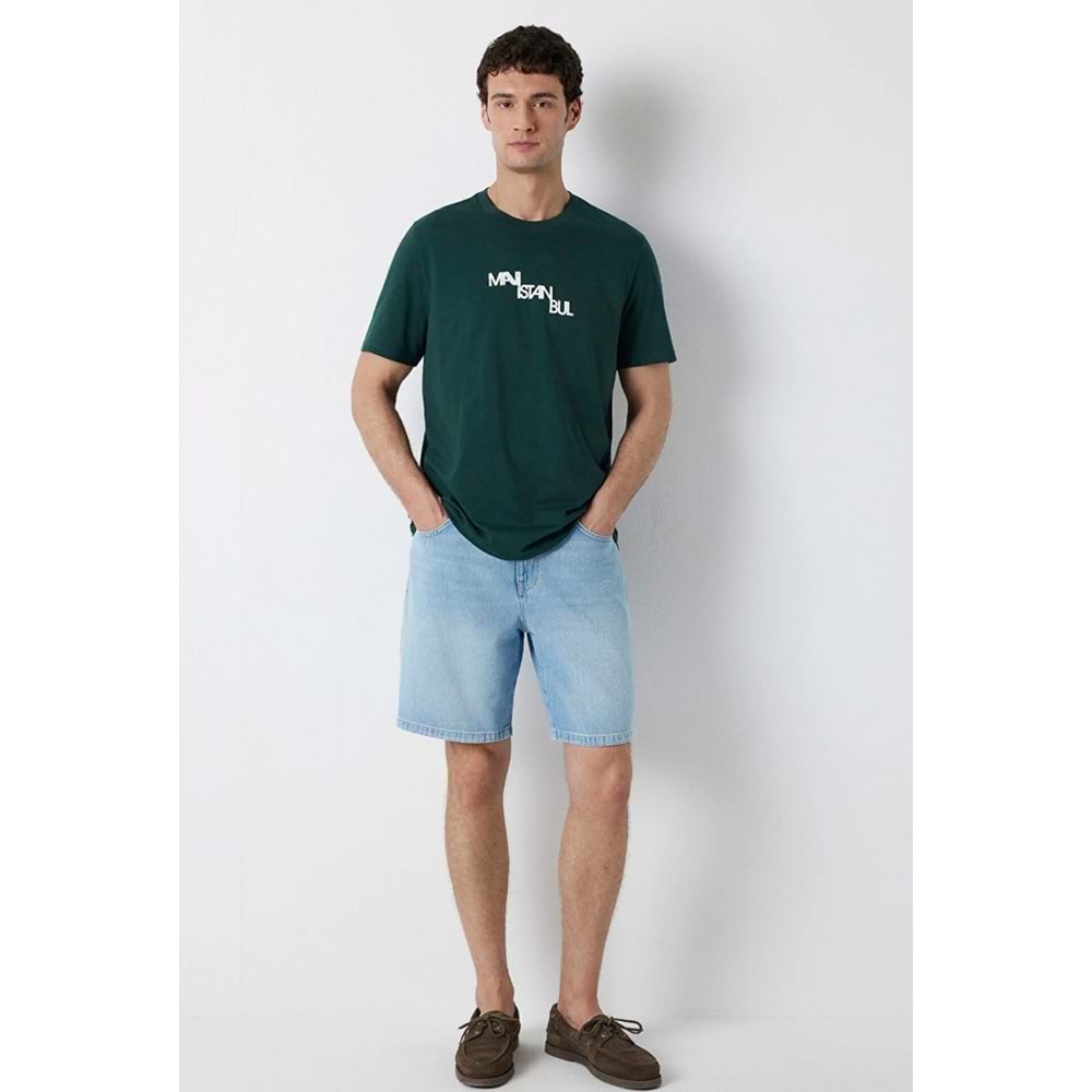 Mavi M0612274-85173 İstanbul Baskılı T-Shirt Erkek Tişort