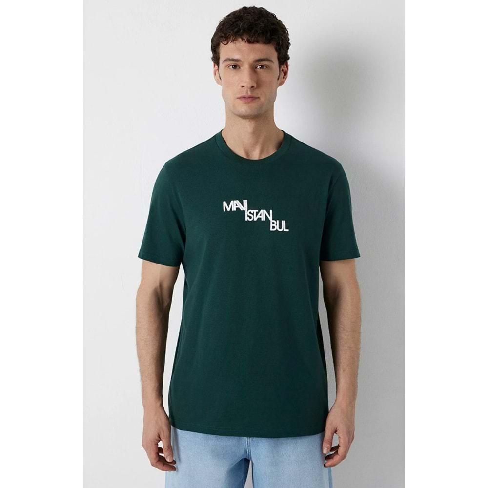 Mavi M0612274-85173 İstanbul Baskılı T-Shirt Erkek Tişort