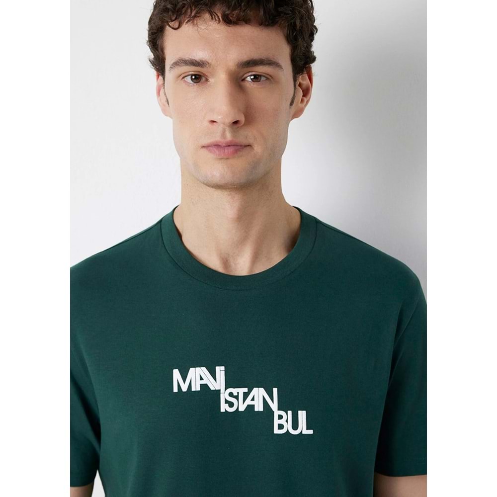 Mavi M0612274-85173 İstanbul Baskılı T-Shirt Erkek Tişort