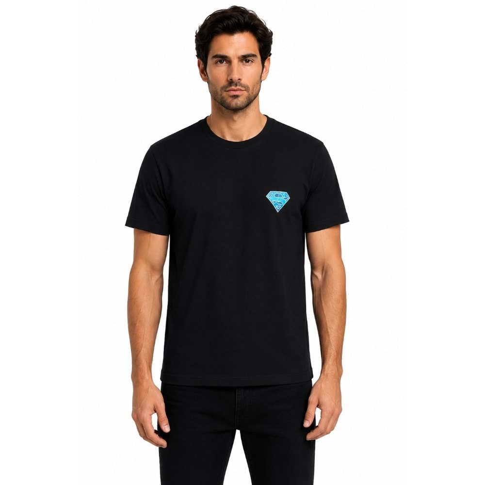 Mavi M0613572-900 Mavi Süperman Baskılı T-Shirt Erkek Tişort