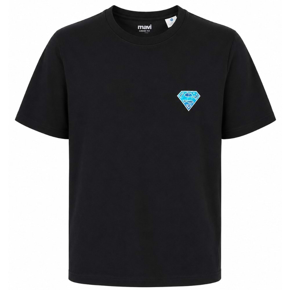 Mavi M0613572-900 Mavi Süperman Baskılı T-Shirt Erkek Tişort