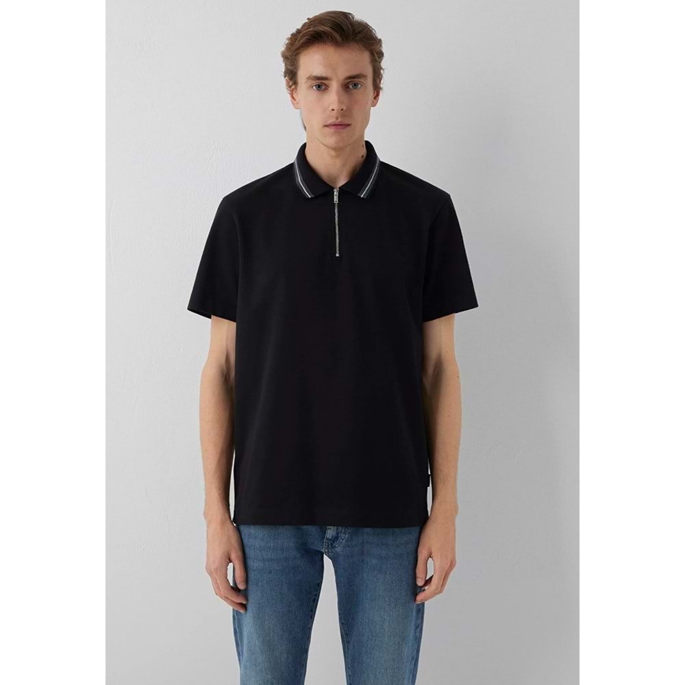 Mavi M0613535-900 Yarım Fermuarlı Polo Yaka Tişört Erkek Tişort