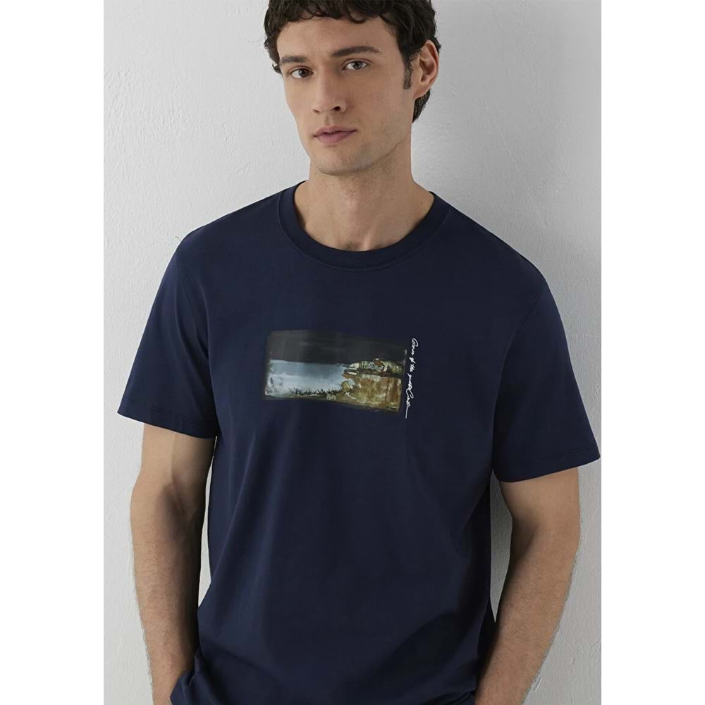 Mavi M0613520-70490 Mavi Baskılı T-Shirt Erkek Tişort
