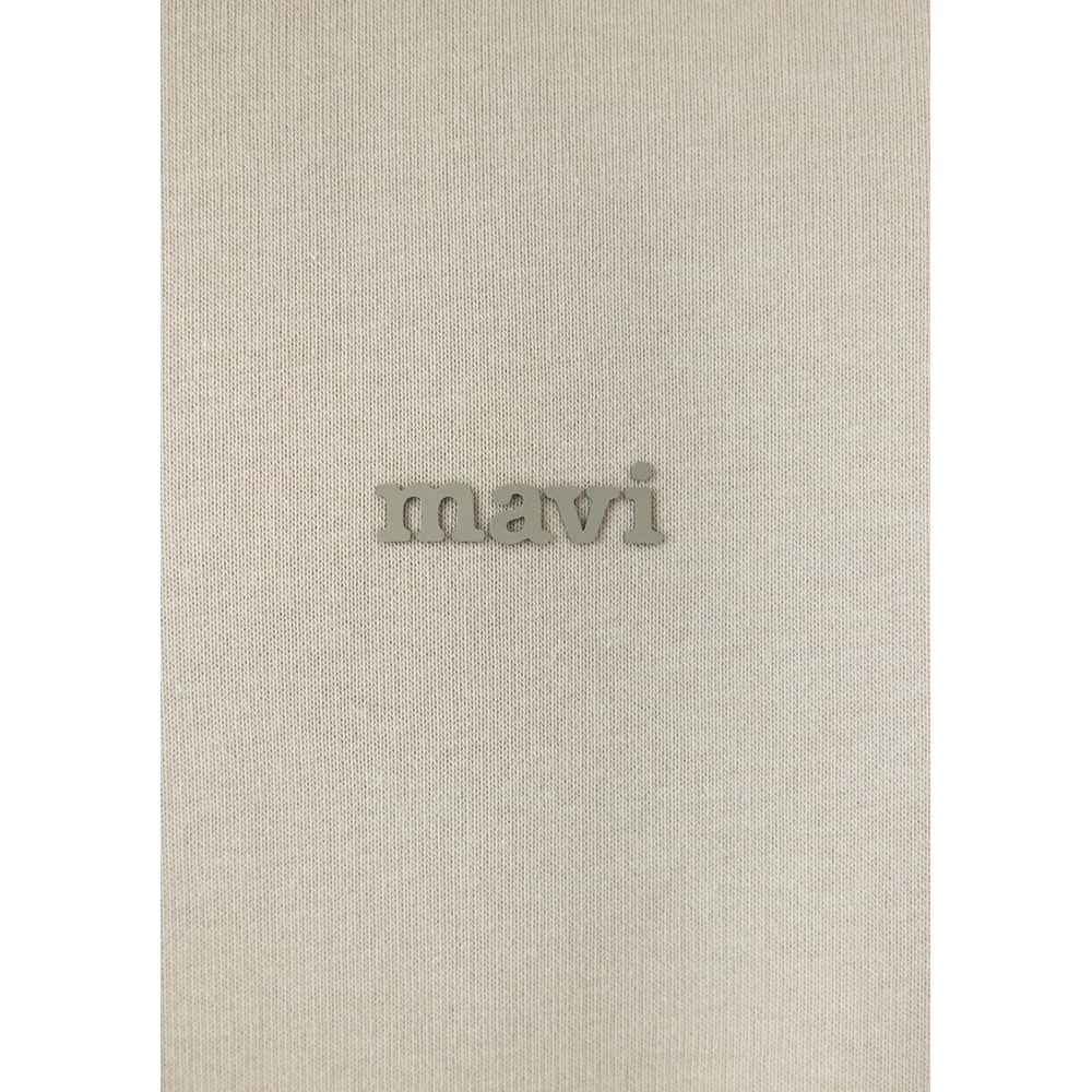 Mavi M0S10585-70322 Mavi Logo Baskılı Yarı Fermuarlı Sweatshirt Erkek Sweatshirt