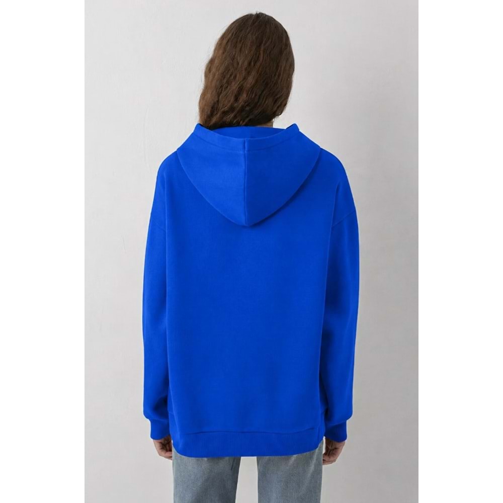 Mavi M1600361-70758 Mavi Logo Baskılı Kapüşonlu Kadın Sweatshirt