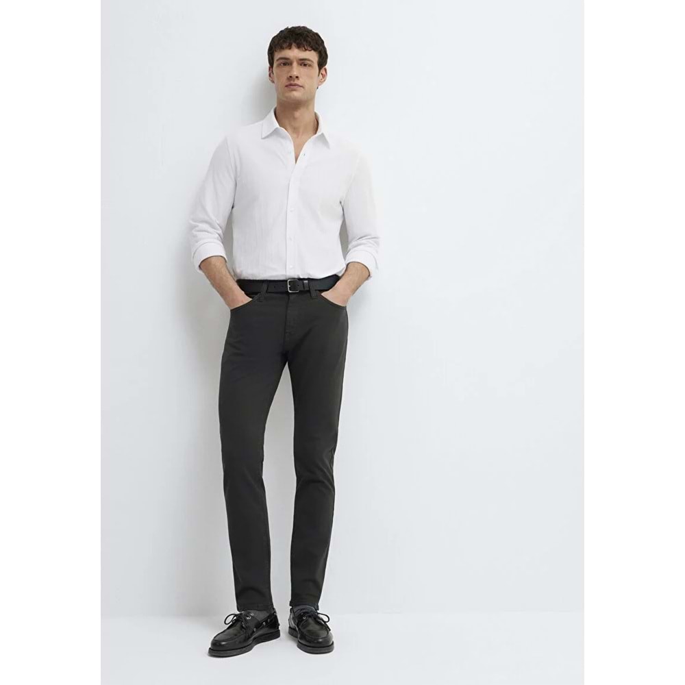 Mavi M00351A4090 Marcus Kahverengi Gabardin Jean Pantolon Erkek Kot Pantolon