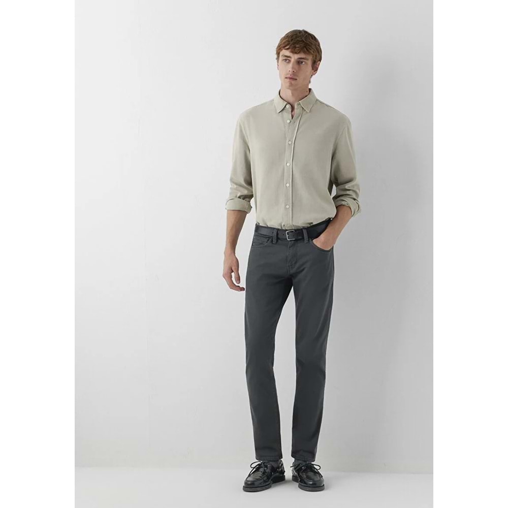 Mavi M00422A4093 Jake Antrasit Comfort Gabardin Pantolon Jean Erkek Kot Pantolon