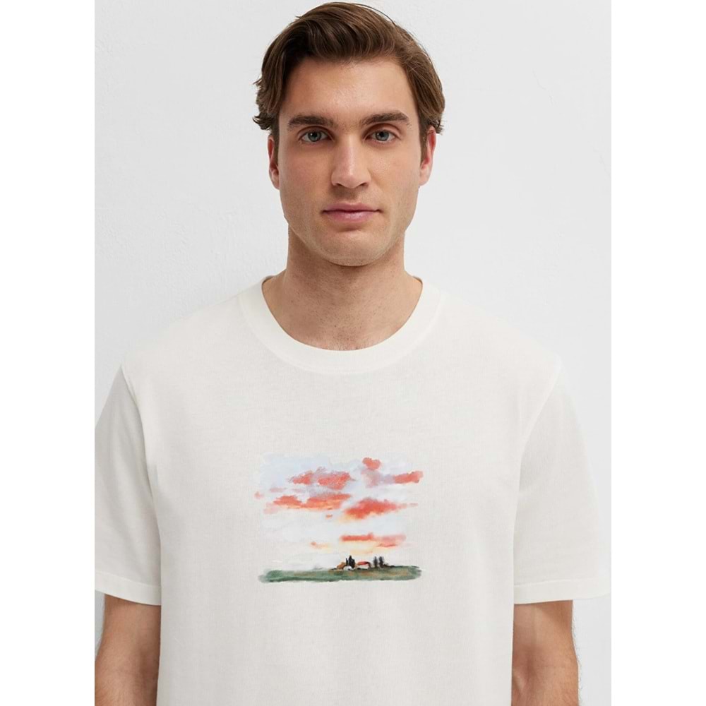 Mavi M0613669-70057 Mavi Baskılı T-Shirt Erkek Tişort
