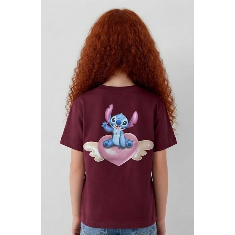 Mavi M7610481-70393 Stitch Baskılı Kız Çocuk Tişort
