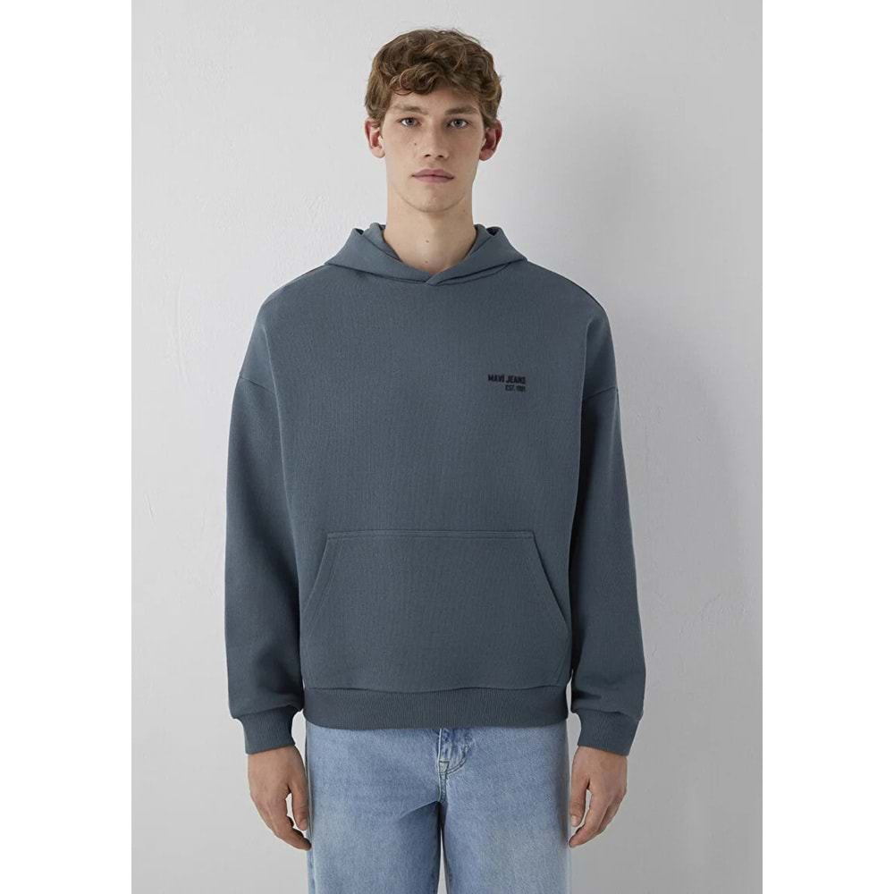 Mavi M0S10676-80776 Mavi Jeans Kapüşonlu Erkek Sweatshirt