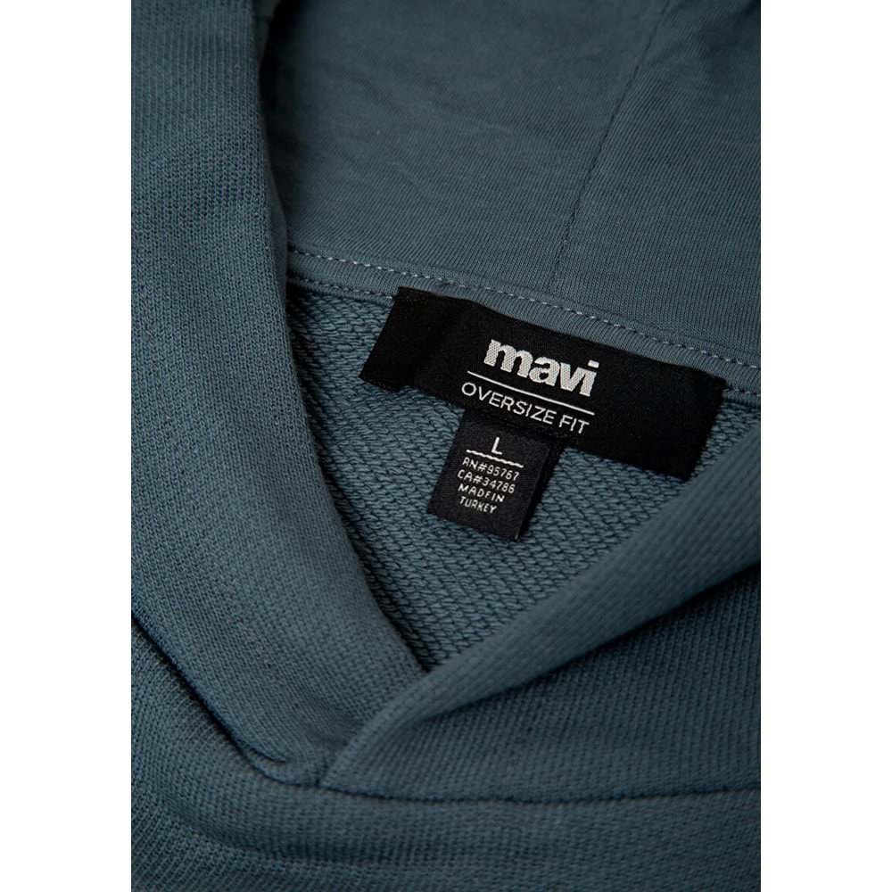 Mavi M0S10676-80776 Mavi Jeans Kapüşonlu Erkek Sweatshirt
