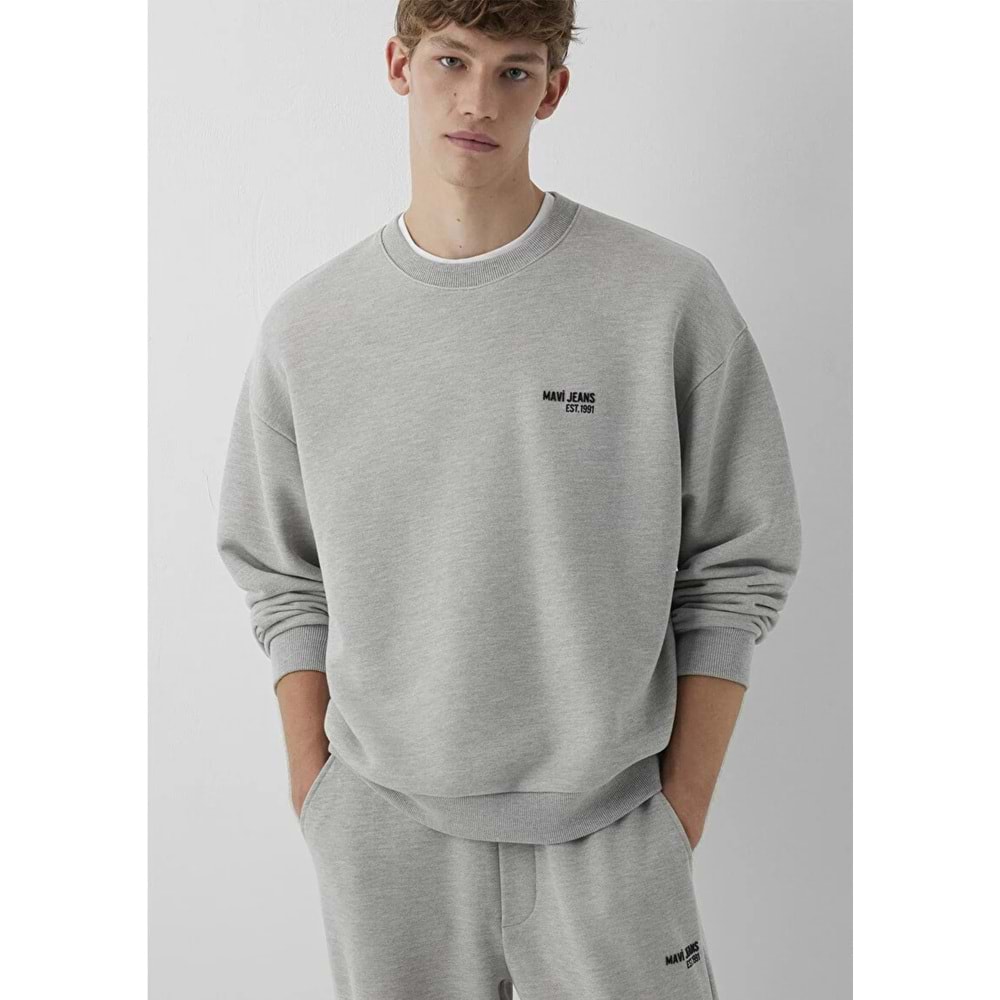 Mavi M0S10677-80196 Mavi Jeans Baskılı Erkek Sweatshirt