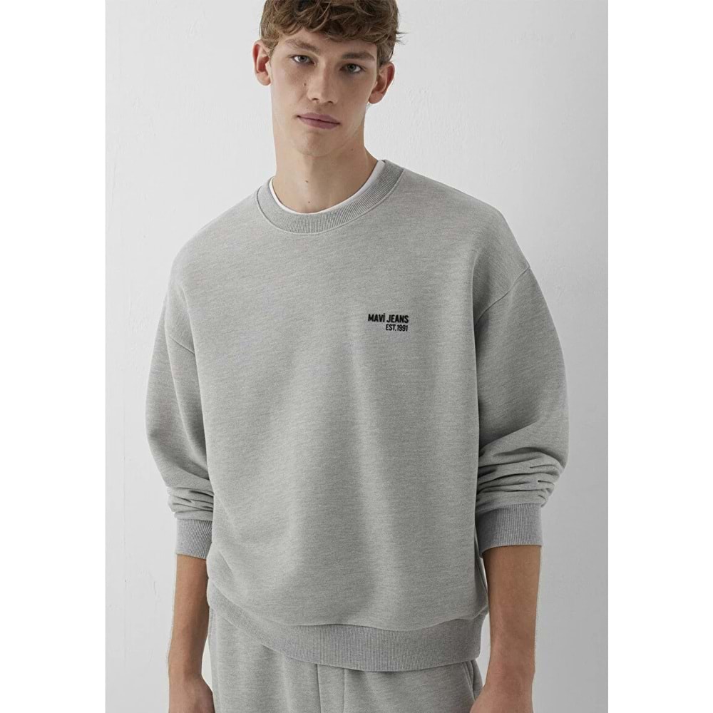 Mavi M0S10677-80196 Mavi Jeans Baskılı Erkek Sweatshirt