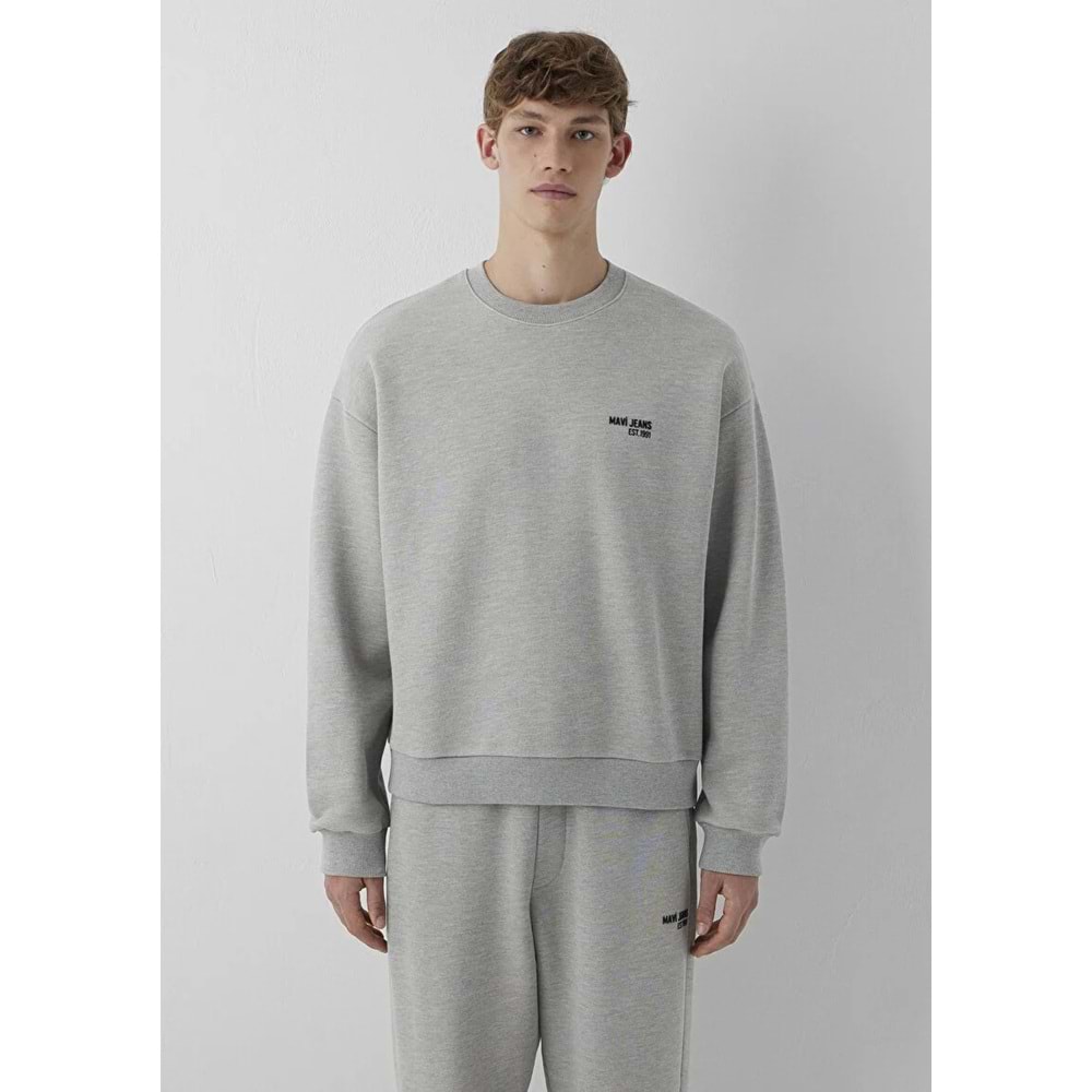 Mavi M0S10677-80196 Mavi Jeans Baskılı Erkek Sweatshirt