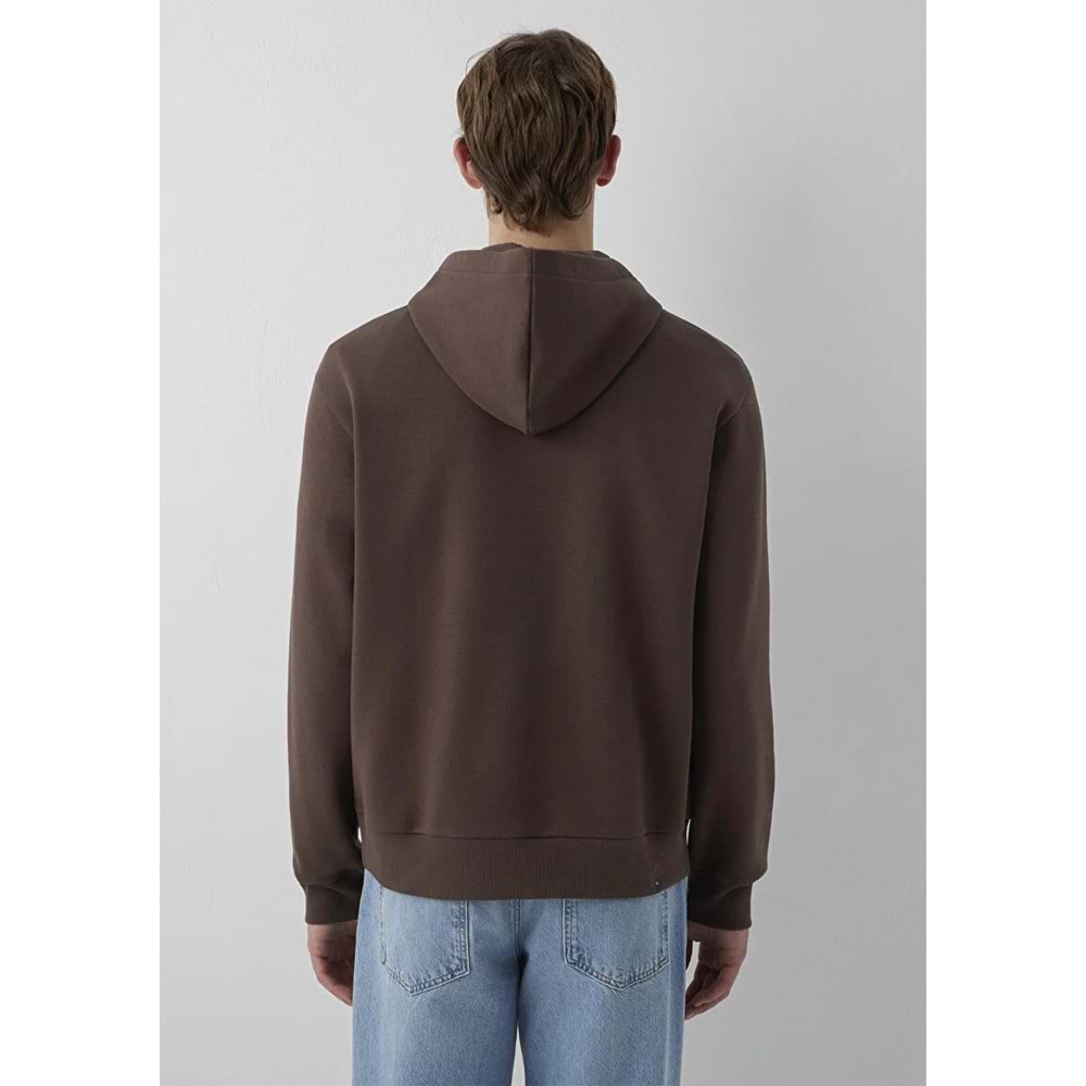 Mavi M0S10646-71603 Mavi Logo Baskılı Kapüşonlu Erkek Sweatshirt