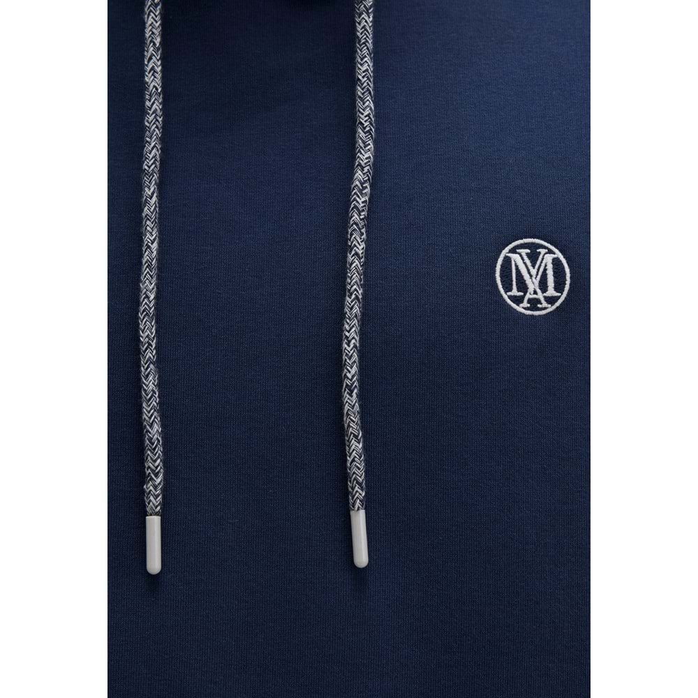 Mavi 065809-70490 Logo Nakışlı Erkek Kapüşonlu Sweatshirt