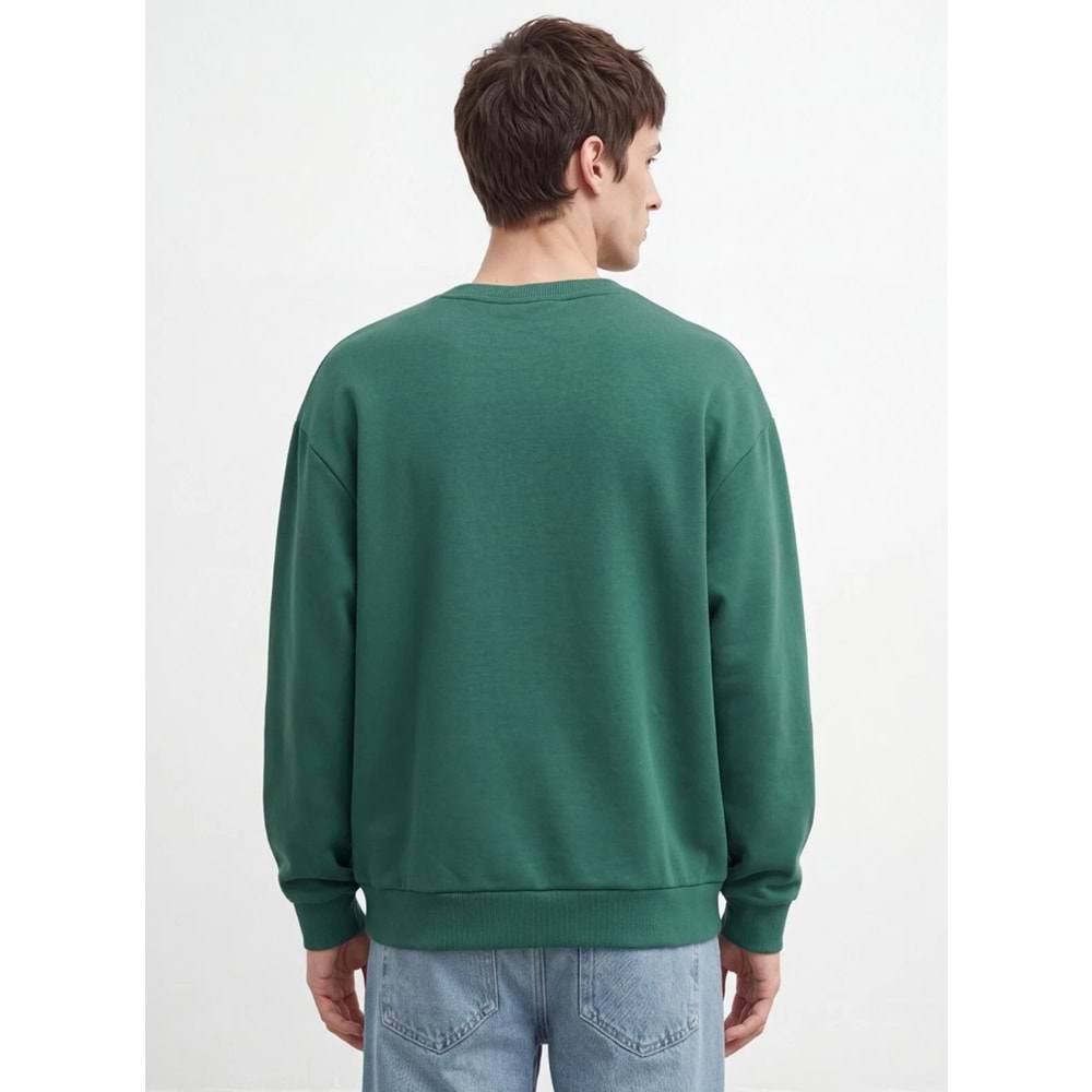 Mavi M0S10379-71874 Mavi Logo Baskılı Sweatshirt Erkek Sweatshirt