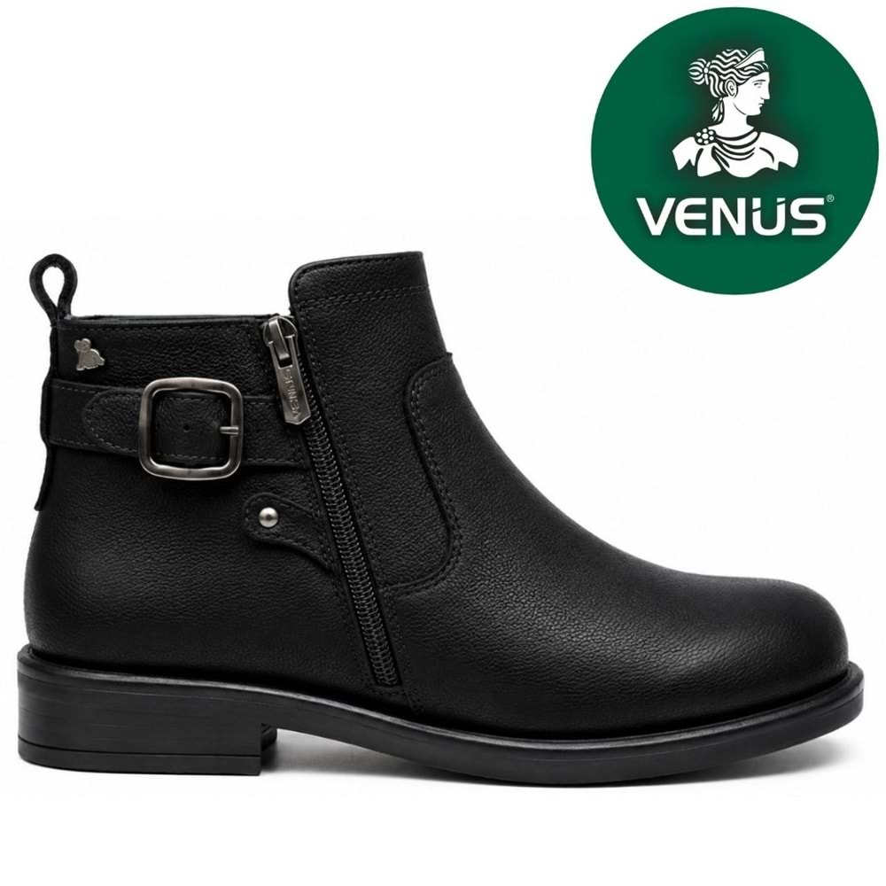Venüs Ames Hakiki Deri Kaymaz Taban Ortopedik Kadın Bot