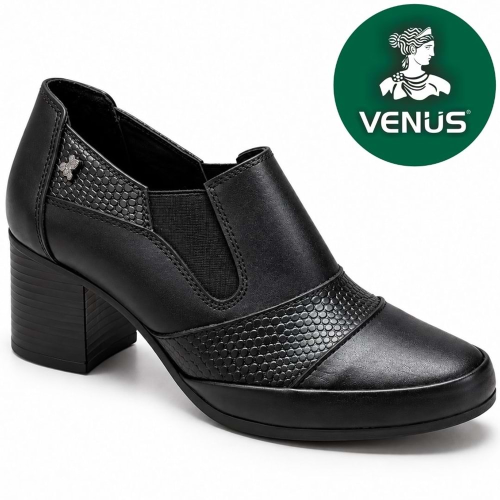 Venüs Cibring Hakiki Deri Comfort Ortopedik Kadın Topuklu Ayakkabı