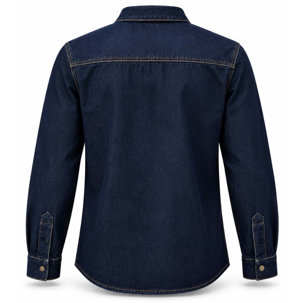 Mavi M1210477-A6490 Mavi Levia Rinse Str Jean Kot Gömlek Kadın Gömlek