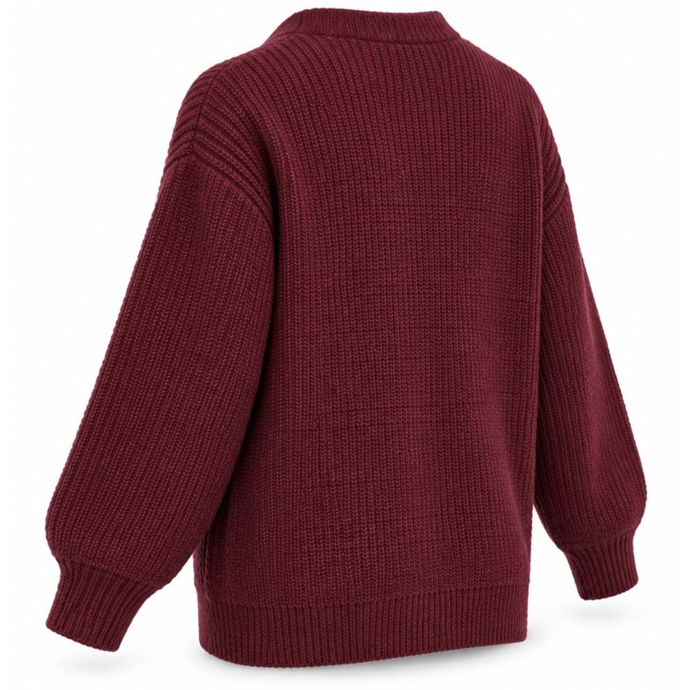 Mavi M1720032-A6656 Mavi Düğmeli Kazak Hırka Kadın Sweatshirt