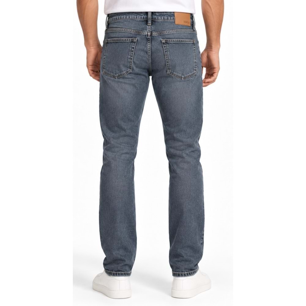 Mavi M00351A4232 Marcus Mavi Dark Indigo Str Jean Pantolon Erkek Kot Pantolon