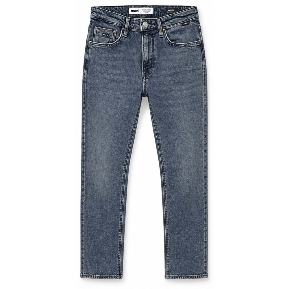 Mavi M00351A4232 Marcus Mavi Dark Indigo Str Jean Pantolon Erkek Kot Pantolon
