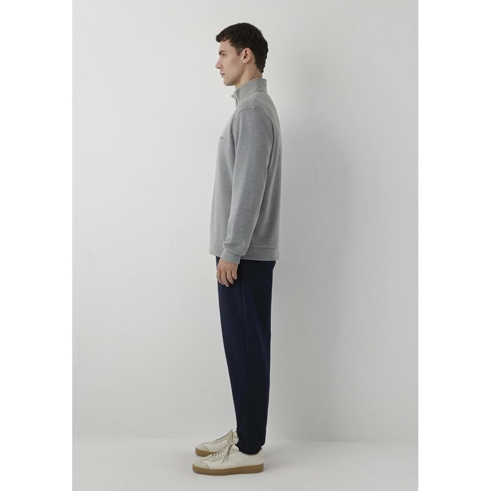 Mavi M0S20055-80018 Mavi Logo Detaylı Yarım Fermuarlı Sweatshirt
