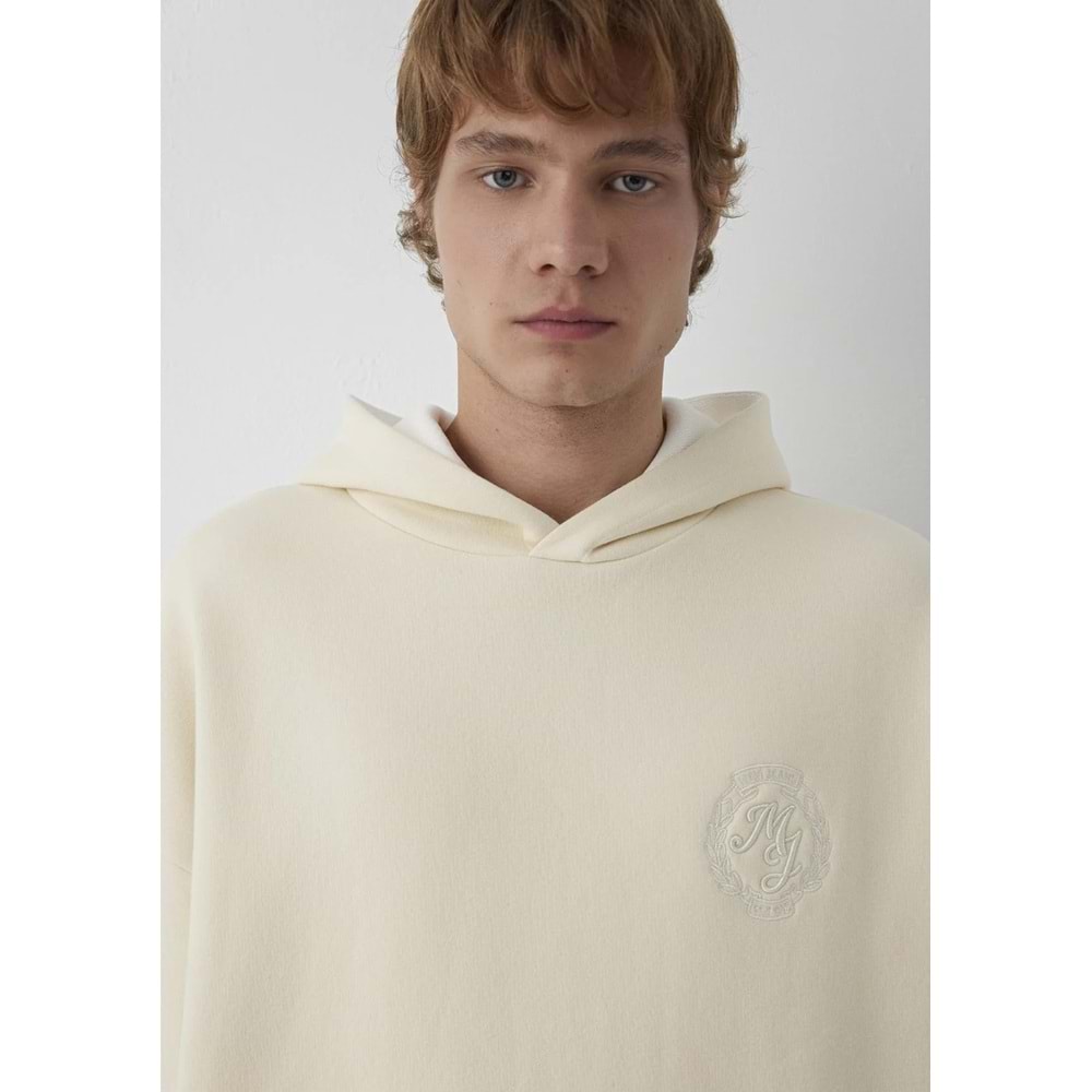 Mavi M0S20036-70072 Mavi Logo Detaylı Kapüşonlu Sweatshirt